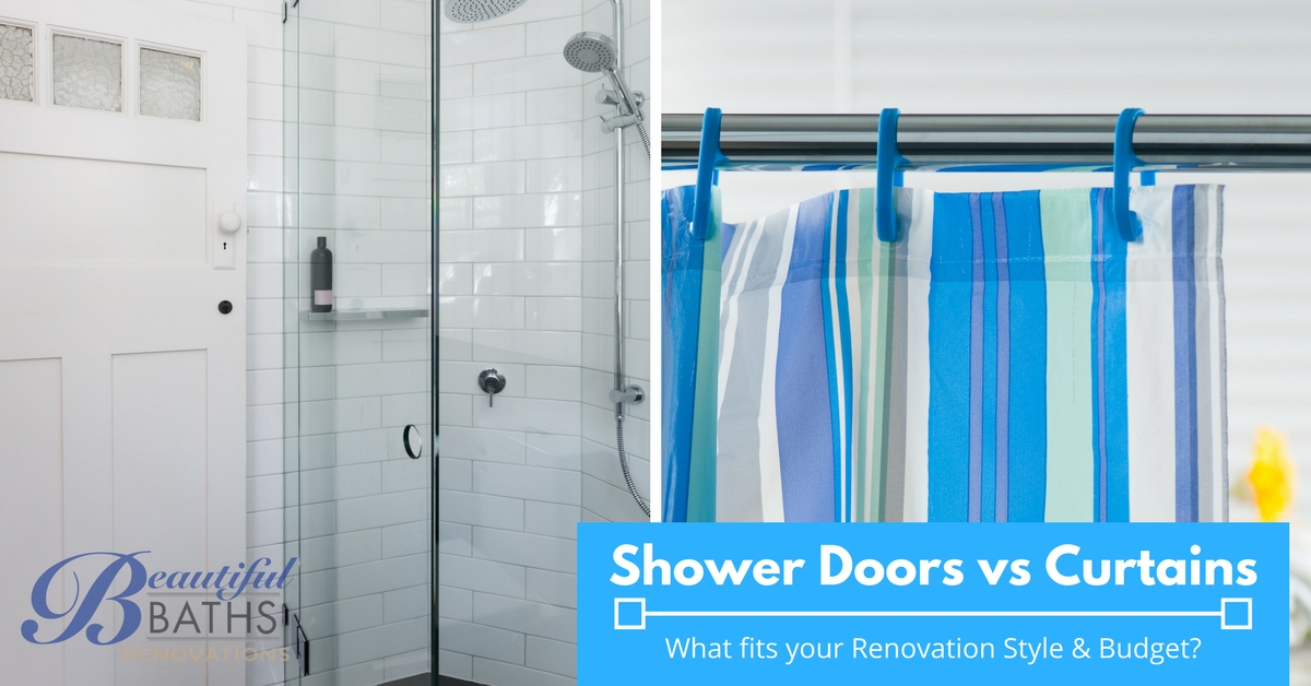 Shower Doors Vs Curtains What, Are Glass Shower Doors Better Than Curtains